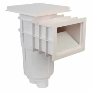 Desnatador plástico blanco de concreto de 2"